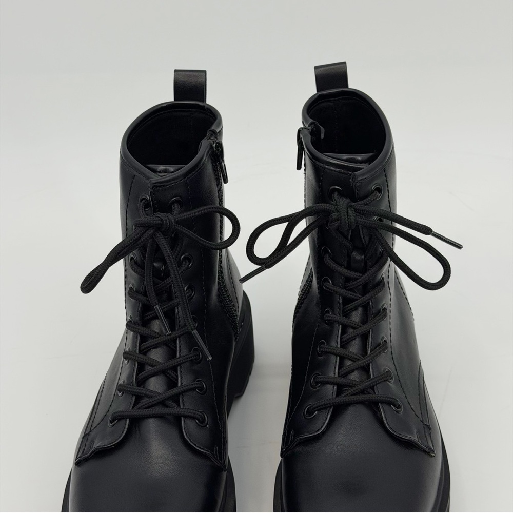 Universal Thread Target Black Combat Boots Lug So… - image 7
